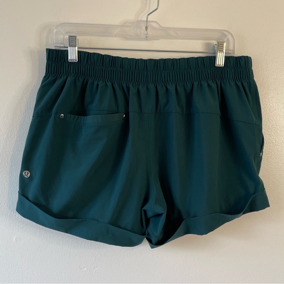 Lululemon Spring Break Away Short size 12 Deep Green - Picture 7 of 9